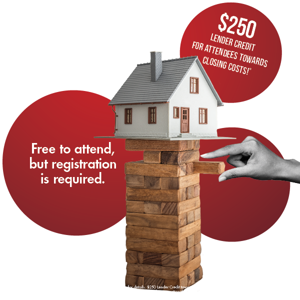 Image of a Home Secure on a Tumbling Block Tower. "Free to attend but registration is required."